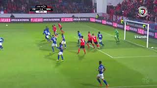 Goal  Golo Seferovic Feirense 14 Benfica Liga 1819 28 [upl. by Barolet]