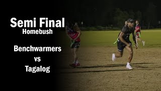 Semi Final Mixed  Benchwarmers vs Tagalog  Homebush Tuesday Oztag Div 1 [upl. by Notwen]