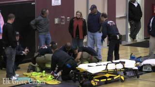 Pleasant Grove High School player knocked unconscious during basketball game Jan 6 2010 [upl. by Talia519]