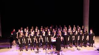 7  Dec 16 2019  Cantatrice Ensemble Girls Honour Choir quotCarol of the Bellsquot [upl. by Amikat]