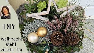 DIY Winterliche Bepflanzung weihnachtlich dekoriert [upl. by Jeanelle768]