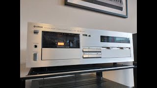 Yamaha K960 Cassette Deck Demonstration After Service [upl. by Ycnaf766]