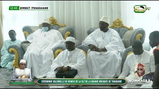 🔴 DIRECT  TIVAOUANE  Cérémonie Solennelle de Remise de la Clé de la Grande Mosquée de Tivaouane [upl. by Adnahsat]