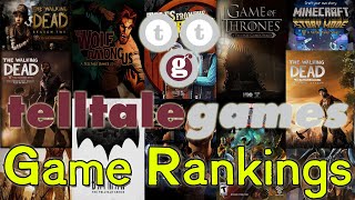 Telltale Games  Game Rankings [upl. by Aerdnad]