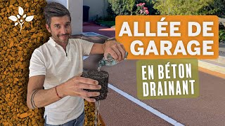 On crée une allée de garage en béton drainant 🚗 [upl. by Marcellina35]