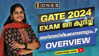 GATE 2024 EXAM OVERVIEW  ONES [upl. by Griff]