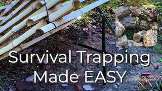 SURVIVAL TRAPPING Made easy with the PDF4 Trap trigger with Dave Canterbury [upl. by Nabroc]