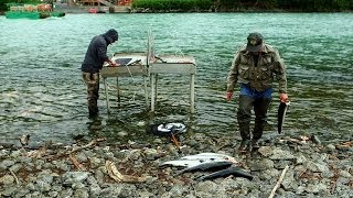 Combat fishing on Alaskas Kenai Peninsula [upl. by Faso]