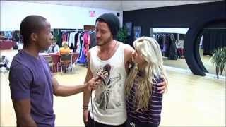 Val Chmerkovskiy talks DWTS amp Zendaya wOksana Dmytrenko [upl. by Broddie]