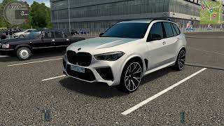 BMW X5M Competition F95  City Car Driving [upl. by Cohby]