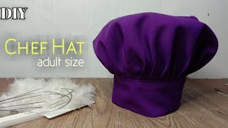 How to Make CHEF HATs for Men and Women  Easy Diy Chef Hat [upl. by Ecar]