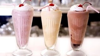 Easiest Milkshake Ever  3 Ingredient Recipe ♥ [upl. by Aremaj]