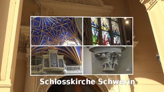 Die Schlosskirche ist ein der Nordseite des Schweriner Schlosses eingefügter Bau Schweriner Schloss [upl. by Lennor]