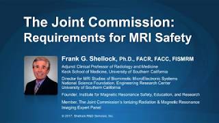 MRI SAFETY Advanced MRI Safety Training and The Joint Commission Supplement [upl. by Aibar]