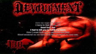 Devourment  Festering Vomitous Mass Lyrics Video [upl. by Eelrahs437]