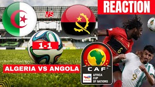 Algeria vs Angola 11 Live Stream Africa Cup of Nations AFCON Football Match Score Highlights Direct [upl. by Jb]