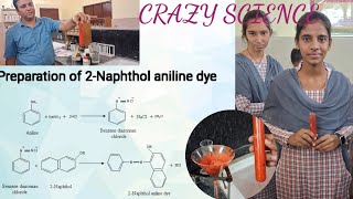 Preparation of 2Naphthol aniline dye 12th Chemistry Practical azo dye test [upl. by Natsrik373]