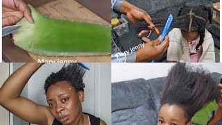 Aloe Vera for hair growthTry this one time amp your hair will never stop growing [upl. by Alexander]