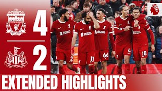 Reds Dominate on New Years Day Liverpool 42 Newcastle  Extended Highlights [upl. by Constanta876]