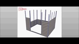 YardMaster Shiplap 10x12 TBSL Metal Shed  How to Assemble [upl. by Ede701]