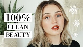 Full Face Using 100 CLEAN BEAUTY🌿part 2 LANMAS [upl. by Jeminah]