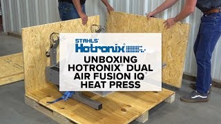 Unboxing Hotronix® Dual Air FUSION IQ™ Heat Press [upl. by Nemaj]