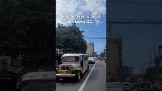 To NS Amoranto St LA Loma QC automobile philippines traffic traveling travel road [upl. by Nylehtak]