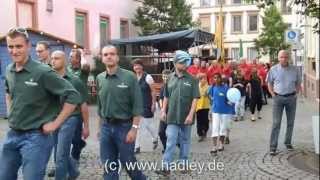 06072012  Umzug beim Altstadtfest in Tauberbischofsheim [upl. by Gnen]