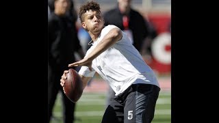 Pat Mahomes 80 Yard Throw at Pro Day BEST VIEW [upl. by Tila]