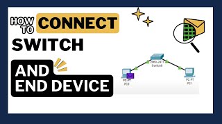 Connecting Switch with PCs  Cisco Packet Tracer Tutorial Part 01 Switch and End Device Connection [upl. by Peedus]