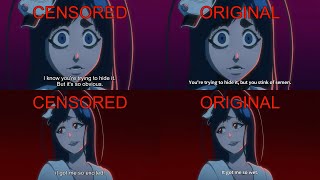 Bleach TYBW Episode 22 Censored Version VS Original version [upl. by Norahs705]