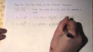 The Binomial Theorem  Fractional Powers  Expanding 12x13 [upl. by Sima]