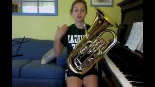 How to Play the Baritone Euphonium [upl. by Alfie500]