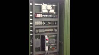 Rieter Unilap E30 Machine  Emerson inverter M200 [upl. by Aerdnahc]