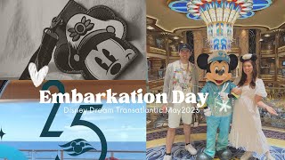 Disney DREAM Embrakation Day Transatlantic 2023 [upl. by Ynohtnacram]