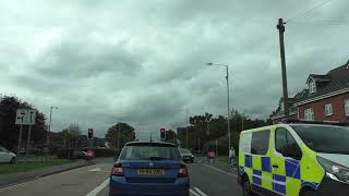 Driving On Charles Hastings Way Newtown Road Tallow Hill amp George Street Worcester England [upl. by Zwart]