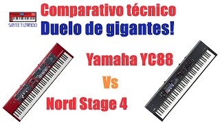 Nord Stage 4 88 Vs Yamaha YC88 Comparativo técnico [upl. by Emilio]