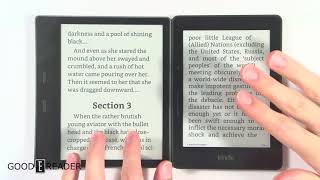 Amazon Kindle Oasis 2017 vs Kindle Voyage  Comparison [upl. by Yessydo]