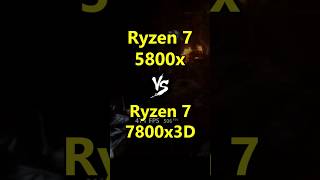 Ryzen 7 5800x vs Ryzen 7 7800x3D Test in Games [upl. by Alexandrina]