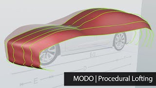 MODO  Procedural Loft Modeling [upl. by Lanita]