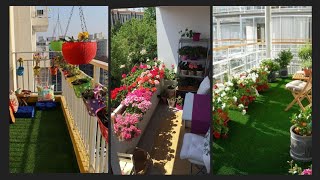 Balcony Garden Decorating Ideas  balcony plants decor designs [upl. by Hernando]