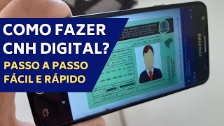 COMO FAZER A CNH DIGITAL 2021 PASSO A PASSO [upl. by Tepper7]