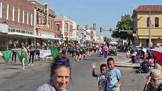 Marion HS Band during Guadalupe County Fair Parade 2024 [upl. by Ophelia747]