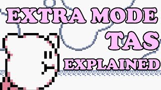 COMMENTATED TAS Kirbys Dream Land Extra Mode Speedrun in 84554 [upl. by Nylsoj]