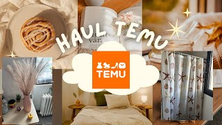 Mon premier Haul  TEMU  collaboration [upl. by Filemon315]