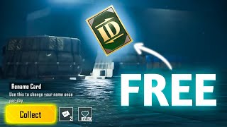 Pubg me rename card kaise le  Bgmi me free rename card kaise le [upl. by Zakaria254]