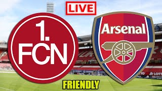 FC NURNBERG vs ARSENAL Live Stream  Pre Season Friendly Match  Football Watchalong [upl. by Anilok]