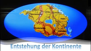 Die Erde  Entstehung der Kontinente  Coole Animation [upl. by Rohn]