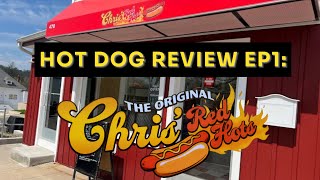 HOT DOG REVIEW EP1 CHRIS RED HOTS VERONA NJ 🌭 [upl. by Nivrae]