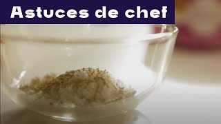 Technique culinaire n°3  Les sels aromatisés [upl. by Katlaps18]